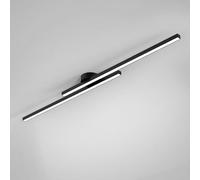 Klobvtt Plafoniera a LED Lampadario lineare Moderno Illuminazione a soffitto Plafoniere minimaliste a Semi-Incasso Striscia Lunga Vicino alle lampade a soffitto per corridoio Soggiorno Ufficio