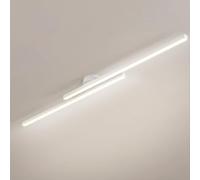Klobvtt Plafoniera a LED Lampadario lineare Moderno Illuminazione a soffitto Plafoniere minimaliste a Semi-Incasso Striscia Lunga Vicino alle lampade a soffitto per corridoio Soggiorno Ufficio