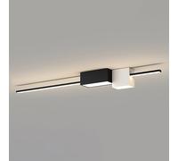 Klobvtt Plafoniera Lineare Minimalista Moderna Lampadario A LED Lampada Da Soffitto Geometrica Semi Incasso Apparecchio Di Illuminazione Lampadari A Strisce Lunghe Per Soggiorno Corridoio Camera Da Le