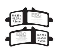 Ebc Epfa-hh Series Epfa447hh Sintered Brake Pads Nero