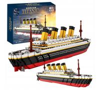 Klocki Titanic Statek 3688 El MEGA DUŻY Model Kolekcjonerski 58cm