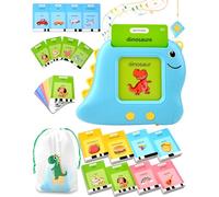 KLOIRA 510 Carte Bilingui per Imparare a Parlare, Giocare Bambini 2 Anni, Carte Educative per Bambini 2-6 Anni, Regali di Compleanno Blu (Francese/Inglese/Bilingue)