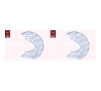 KLOKKERHOLM Set Lamiera Paraspruzzi Piastra di Ancoraggio Frontale per VW Passat