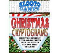 Klooto Games KLOOTO Games CHRISTMAS CRYPTOGRAMS (Tascabile)