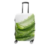 KLOPH Copertura per bagagli da viaggio, protezione per valigia, in fiocchi di aloe vera, elastica, lavabile, antigraffio, in spandex, adatta per bagagli da 45 a 81 cm, Stile-1, L