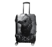 KLOPH Copertura per bagagli da viaggio, protezione per valigia, in piedi nel bosco, elastica, lavabile, antigraffio, in spandex, adatta per bagagli da 45 a 81 cm, Stile 3, M