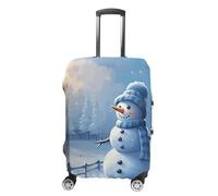 KLOPH Copertura per bagagli da viaggio, protezione per valigia, stile blu e blu, elastica, lavabile, antigraffio, in spandex, adatta per bagagli da 45 a 81 cm, Stile-1, L