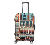KLOPH Copertura per bagagli da viaggio Protezione per valigie Bellissimi paesaggi Immagini Elastico Lavabile Copertura per valigia Anti-graffio Spandex Bagagli Adatto per bagagli da 18-32 pollici