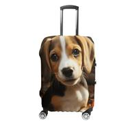 KLOPH Copertura per bagagli da viaggio Protezione per valigie Carino Beagle Elastico Lavabile Copertura per Valigia Anti-graffio Spandex Copertura per Bagagli Adatto per Bagagli da 45-81 cm, Stile-1