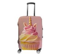 KLOPH Copertura per bagagli da viaggio Protezione per valigie Ombre Magic Horse Cake Elastico Lavabile Copertura per valigie antigraffio Spandex Copertura per bagagli Adatto per bagagli da 45-81 cm