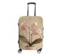 KLOPH Copertura per bagagli da viaggio Protezione per valigie Orchidee in un barattolo, elastica, lavabile, antigraffio, in spandex, adatta per bagagli da 45 a 81 cm, Stile:, S