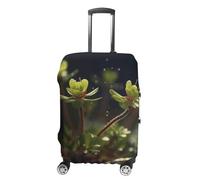 KLOPH Copertura per bagagli da viaggio Protezione per valigie Piante che crescono nel terreno elastico lavabile copertura per valigia antigraffio Spandex copre bagagli adatto per bagagli da 45 a 81 cm