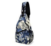 KLOPH Copertura per bagagli da viaggio Protezione per valigie Un mazzo di conigli, elastica, lavabile, antigraffio, in spandex, adatta per bagagli da 45,7 a 81,7 cm, stile 1, 38 x 20 cm