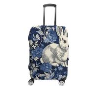 KLOPH Copertura per bagagli da viaggio Protezione per valigie Un mazzo di conigli, elastica, lavabile, antigraffio, in spandex, adatta per bagagli da 45 a 81 cm, Stile-1, L