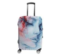 KLOPH Copertura per bagagli da viaggio Protezione per valigie Una donna sfocata elastica lavabile copertura per valigie antigraffio in spandex copre per bagagli da 45-81 cm, Stile-2, XL