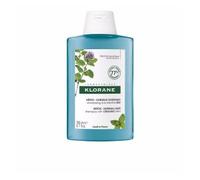 Klorane - Shampoo Rinfrescante & Anti-Inquinamento Alla Menta Bio Per Capelli Normali 200 ml