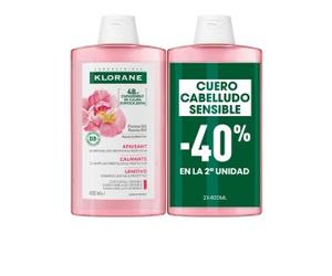 Klorane A La Peony Bio Soothing Shampoo Duo 2 X 400ml