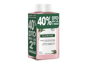 Klorane A La Peony Bio Soothing Shampoo Duo 2 X 400ml