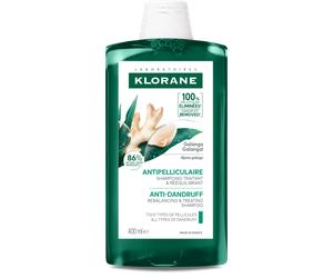 Klorane Anti-Forfora Shampoo trattante e riequilibrante alla Galanga, forfora secca e grassa, 400 ml
