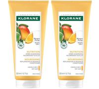 Klorane Balsamo al Mango Nutriente 200ml - Capelli secchi 2x200 ml