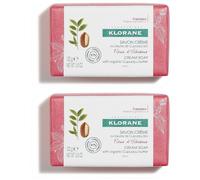 Klorane Crema Sapone Fiore d'Ibisco 100g - Tutti i tipi di pelle 2x100