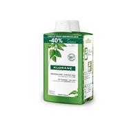 KLORANE NETTLE BIO Sebum-Regulating Shampoo for Oily Hair 2 x 400 ml