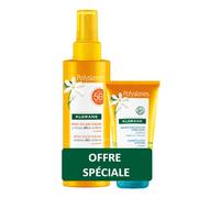 Klorane Kit Klorane Spray Solare SPF50 e Shampoo Doccia Monoi