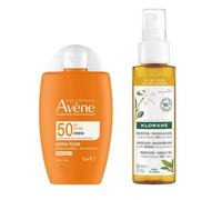 Klorane Olio al Tamanu BIO e Monoï + Avène Eau Thermale Ultra Fluido