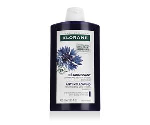 Klorane Organic Centaury Anti-Yellowing 400 ml shampoo capelli chiari capelli grigi per Donna