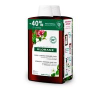 KLORANE Organic Quinine and Edelweiss Shampoo SET 400 ML + 400 ML