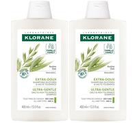KLORANE Shampoo al Latte di Avena BIO Extra delicato 2x400 ml Shampoo