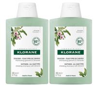 Klorane Shampoo al Latte di Mandorla 2x200 ml Shampoo
