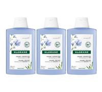Klorane Shampoo al Lino BIO 200ml - Volume per capelli sottili 3x200 m