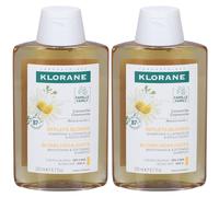 Klorane Shampoo alla Camomilla 200ml - Illumina i capelli biondi 2x200