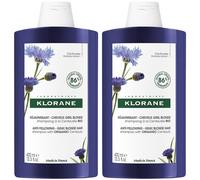 KLORANE Shampoo alla Centaurea BIO Anti-ingiallimento 2x400 ml Shampoo