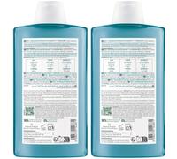 KLORANE Shampoo alla Menta Acquatica BIO 2x400 ml Shampoo
