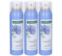 Klorane Shampoo Secco Volume al Lino 3x150 ml