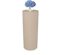 Kloris Colonna Cilindrica Sweet Table plastica per interni ed esterni altezza 70 cm diametro 35 cm colore grigio tortora MADE IN ITALY
