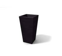 Kloris Vaso Moderno Alto quadrato interni ed esterni cm 32x32 mod.EGIZIO h 55 cm Nero Grafite Tutta capienza