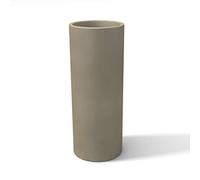 VASO IN RESINA ALTO 90 CM CON CACHE POT MODERNO RESINA GIARDINO INTERNO TORTORA