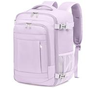 KLOSTAIN Zaino Ryanair 40x20x25 Zaino da Viaggio Aereo Bagaglio a Mano 20L Borsa da Cabina per Uomo e Donna da Lavoro e Scuola Trekking,Viola Chiara
