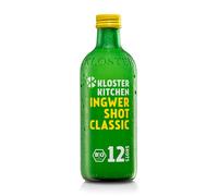 Kloster Kitchen Organic Ginger Shot Classic 12SHOTS 360 ml con veri pezzi di zenzero I Ginger shot vegan I (incl. 0,25€ di deposito)