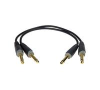 Klotz AU-JJ0030 Cavo Audio Patch, Set di 2 Pezzi