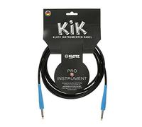 Klotz KIKC3-0PP2 Cavo per strumenti con manicotti colorati, 1/4" dritto a dritto, 3,5 m, blu montagna