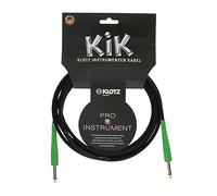 KLOTZ KIKC6 - 0PP4 cavo per strumenti con maniche colorati, 1/10,2 cm dritto a dritto, 20 ', Fresh verde