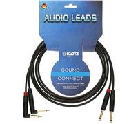 Klotz Twin-Inst.-Cable KeyMaster 3m Jack straigt/angled,KMPR0300