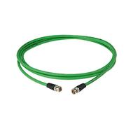 Klotz Word Clock/VIdeoCable BNC Male 75 Ohm, 3 m, Neutrik, Green - Cavo