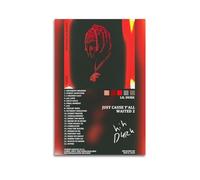 klouds Lil Durk - Poster su tela con album Just Cause Y'all Waited 2, decorazione artistica per camera da letto, soggiorno, moderno, 40 x 60 cm, senza cornice