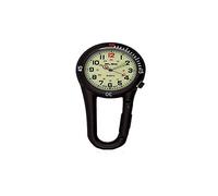 klox Black Clip On Moschettone Metal Fob Watch quadrante luminoso paramedico infermiera unisex uomo donna