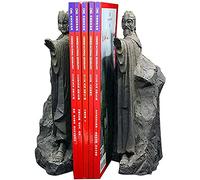 KLQJNP Fermalibri in resina per libro Hobbit, con chiusura a libro e divisori, colore blu, grande